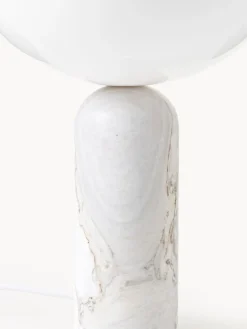 New Works Lámpara de mesa de mármol Kizu, tamaños diferentes