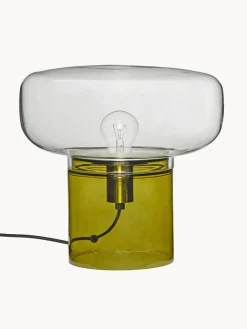 Hübsch Lámpara de mesa de vidrio coloreado Crave