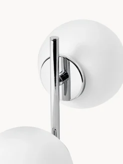 Westwing Collection Lámpara de mesa de vidrio opalino Atlanta