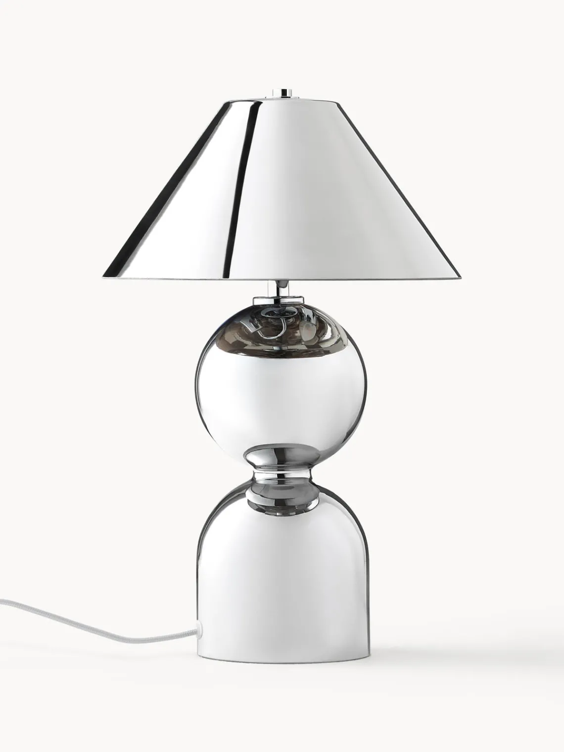 Westwing Collection Lámpara de mesa de vidrio espejado Danielle^ Lámparas De Mesa|Lámparas De Techo