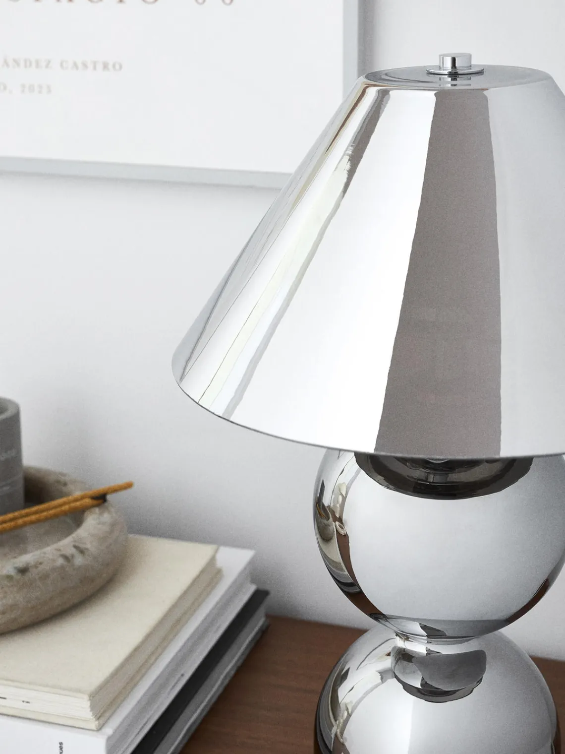 Westwing Collection Lámpara de mesa de vidrio espejado Danielle^ Lámparas De Mesa|Lámparas De Techo