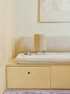 Made By Hand Lámpara de mesa de yute RO