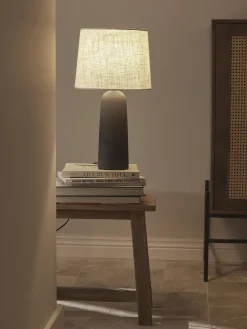 Westwing Collection Lámpara de mesa grande de cemento Kaya^ Lámparas De Mesa|Lámparas De Techo