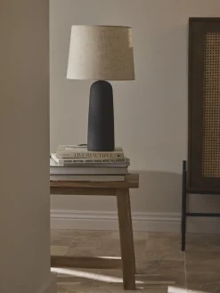 Westwing Collection Lámpara de mesa grande de cemento Kaya^ Lámparas De Mesa|Lámparas De Techo