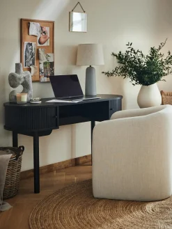 Westwing Collection Lámpara de mesa grande de cemento Kaya