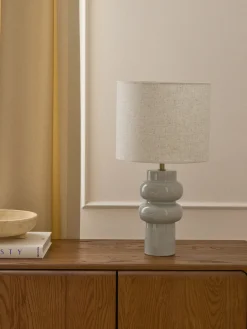 Westwing Collection Lámpara de mesa grande de cerámica Christine^ Lámparas De Mesa|Lámparas De Techo