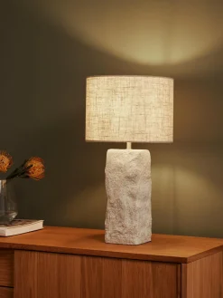 Westwing Collection Lámpara de mesa grande de cemento Kiri^ Lámparas De Mesa|Lámparas De Techo