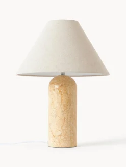 Westwing Collection Lámpara de mesa grande de mármol Gia