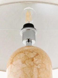 Westwing Collection Lámpara de mesa grande de mármol Gia