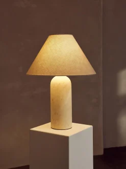 Westwing Collection Lámpara de mesa grande de mármol Gia