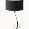 GEORG JENSEN Lámpara de mesa grande de acero inoxidable Cobra