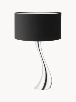 GEORG JENSEN Lámpara de mesa grande de acero inoxidable Cobra