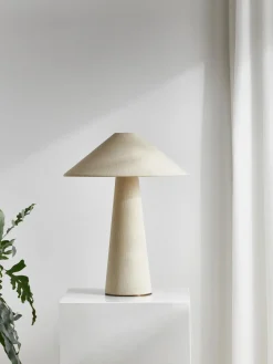 Westwing Collection Lámpara de mesa grande de lino Ilena^ Lámparas De Mesa|Lámparas De Techo