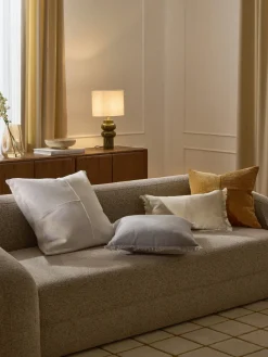 Westwing Collection Lámpara de mesa grande de cerámica Christine