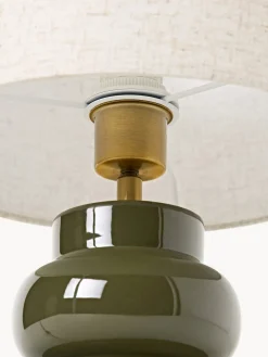 Westwing Collection Lámpara de mesa grande de cerámica Christine