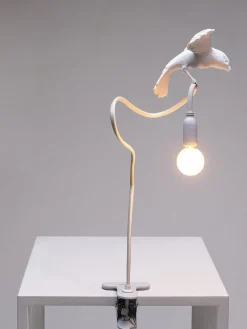 SELETTI Lámpara de mesa grande regulable con pinza Sparrow^ Lámparas De Mesa|Lámparas De Techo