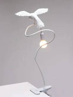 SELETTI Lámpara de mesa grande regulable con pinza Sparrow^ Lámparas De Mesa|Lámparas De Techo