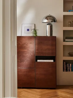 Westwing Collection Lámpara de mesa grande retro Walter