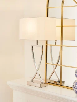 Westwing Collection Lámpara de mesa grande Vanessa