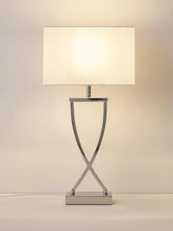 Westwing Collection Lámpara de mesa grande Vanessa