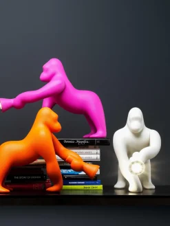 Qeeboo Lámpara de mesa LED con pantalla ajustable Kong