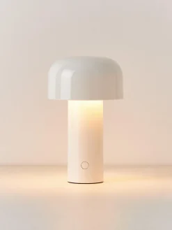 Flos Lámpara de mesa LED pequeña regulable Bellhop, portátil
