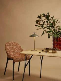 Kartell Lámpara de mesa LED regulable Mini Geen-a, portátil^ Lámparas De Mesa De Exterior|Lámparas De Techo