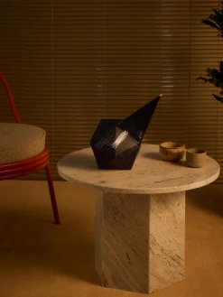 GUBI Lámpara de mesa LED regulable Bagdad, portátil