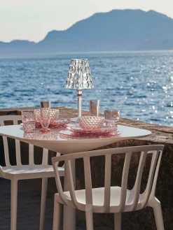 Kartell Lámpara de mesa LED regulable Big Battery, Al 37 cm^ Lámparas De Mesa De Exterior|Lámparas De Techo