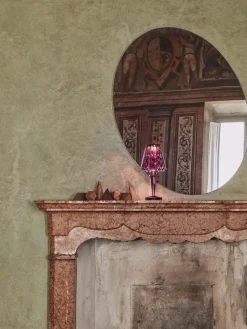 Kartell Lámpara de mesa LED regulable Big Battery, Al 37 cm^ Lámparas De Mesa De Exterior|Lámparas De Mesa De Exterior