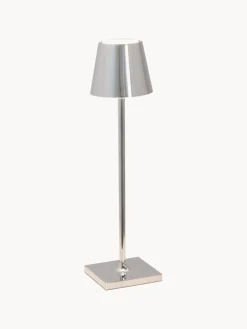 Zafferano Lámpara de mesa LED regulable Poldina, portátil