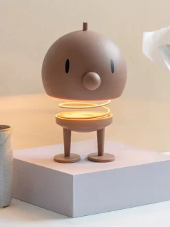 Hoptimist Lámpara de mesa LED regulable Choco, portátil^ Lámparas De Mesa|Lámparas De Mesita De Noche