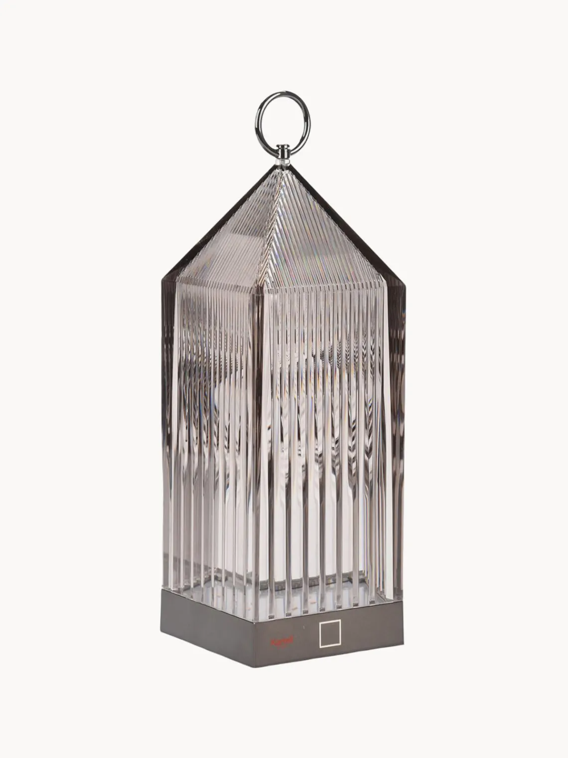 Kartell Lámpara de mesa LED regulable Lantern, portátil