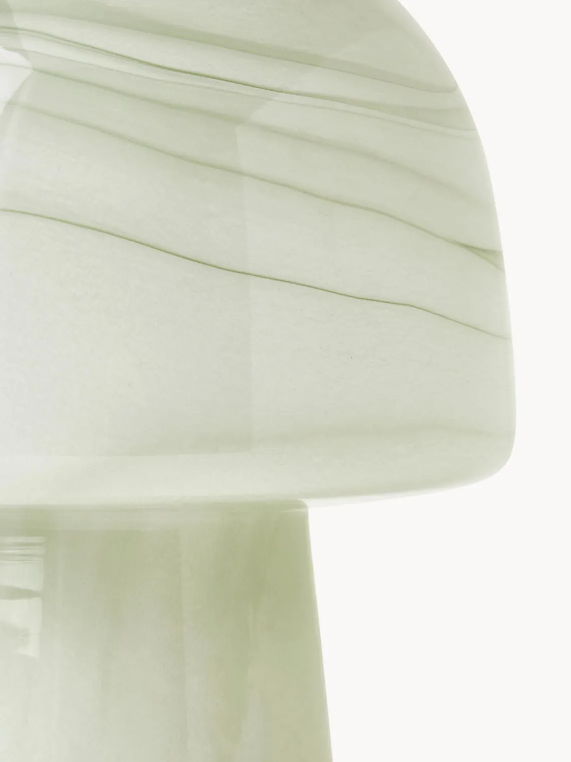 Westwing Collection Lámpara de mesa pequeña con efecto mármol Talia