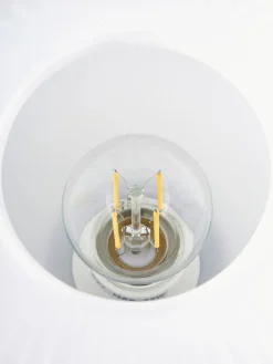 Lámpara de mesa pequeña de vidrio opalino Charles^ Lámparas De Mesa|Lámparas De Techo