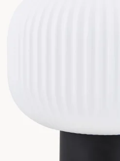 Lámpara de mesa pequeña de vidrio opalino Charles^ Lámparas De Mesa|Lámparas De Techo