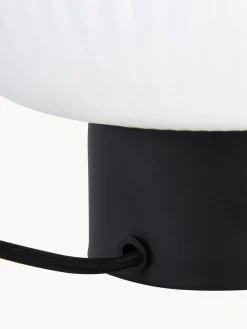 Lámpara de mesa pequeña de vidrio opalino Charles^ Lámparas De Mesa|Lámparas De Techo