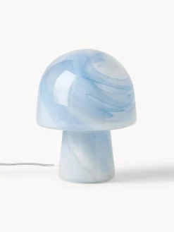 Westwing Collection Lámpara de mesa pequeña en look mármol Talia^ Lámparas De Mesa|Lámparas De Techo