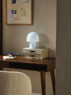 Westwing Collection Lámpara de mesa pequeña en look mármol Talia^ Lámparas De Mesa|Lámparas De Techo