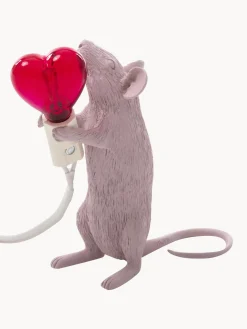 SELETTI Lámpara de mesa pequeña LED Mouse, con puerto USB^ Lámparas De Mesa|Lámparas De Techo