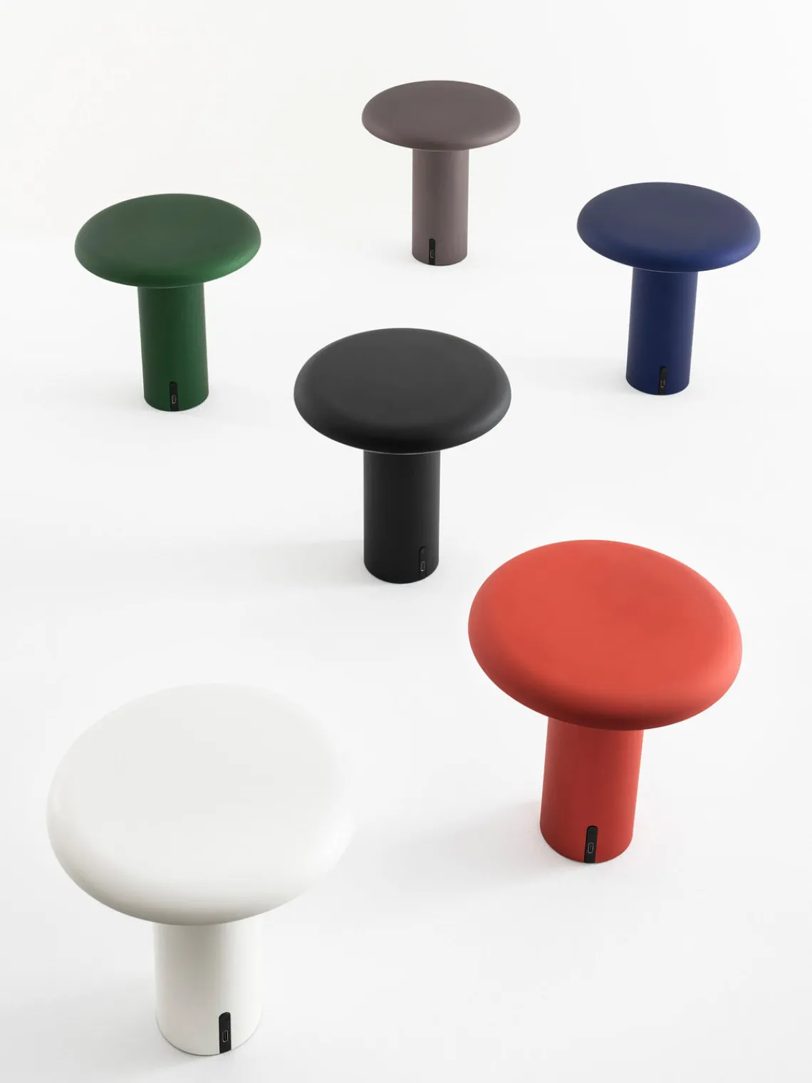 Artemide Lámpara de mesa pequeña LED regulable Takku, portátil^ Lámparas De Mesa|Lámparas De Techo