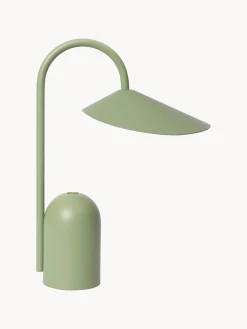 Ferm Living Lámpara de mesa pequeña LED regulable Arum, portátil^ Lámparas De Mesa|Lámparas De Techo