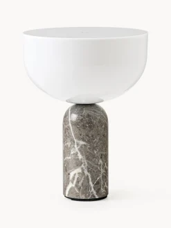 New Works Lámpara de mesa pequeña móvil de mármol Kizu, regulable^ Lámparas De Mesa|Lámparas De Techo