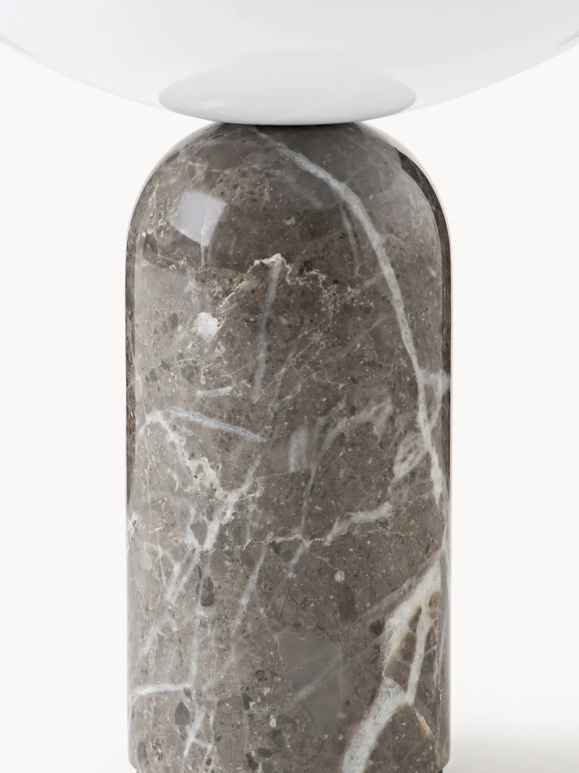 New Works Lámpara de mesa pequeña móvil de mármol Kizu, regulable^ Lámparas De Mesa|Lámparas De Techo