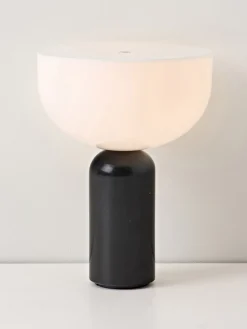 New Works Lámpara de mesa pequeña móvil de mármol Kizu, regulable^ Lámparas De Mesa|Lámparas De Techo