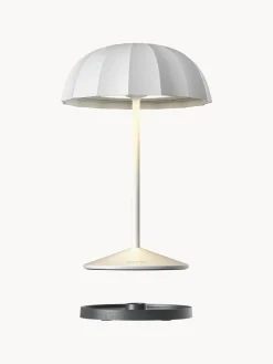 sompex Lámpara de mesa pequeña para exterior LED regulable Ombrellino, portátil