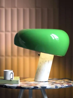 Flos Lámpara de mesa regulable de mármol Snoopy^ Lámparas De Mesa|Lámparas De Techo