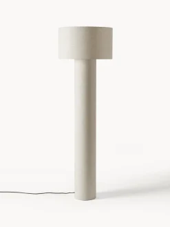 Westwing Collection Lámpara de pie de lino Ron^ Lámparas De Techo|Lámparas De Pie