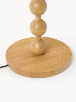 Westwing Collection Lámpara de pie de madera Shona