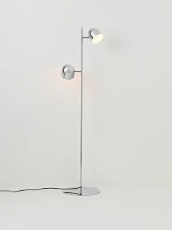 Westwing Collection Lámpara de pie de metal Almo